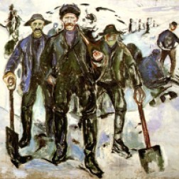 "Trabalhadores na neve", 1907