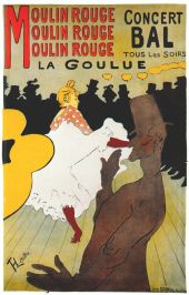 O famoso pôster de "La Goulue" (1891)