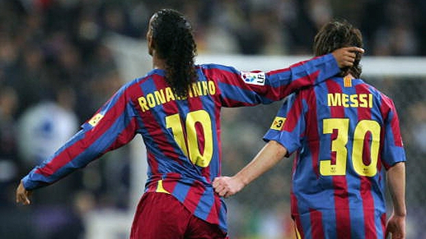 Ronaldinho e Messi